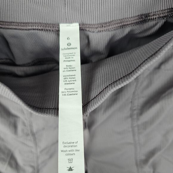 Lululemon Dance Studio Jogger Womens 6 Mauve Rib Cuff Athleisure Pants Sporty - Picture 2 of 4